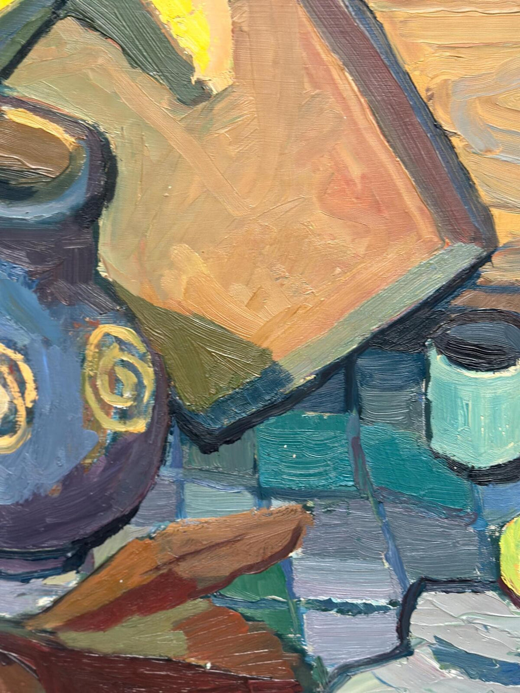 “Still Life with Jug and Bottles” by Martin Lindberg