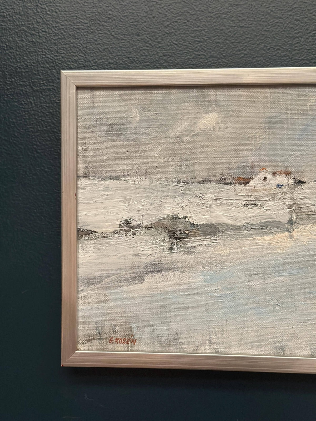“Sea Motif with House” by G. Rosén