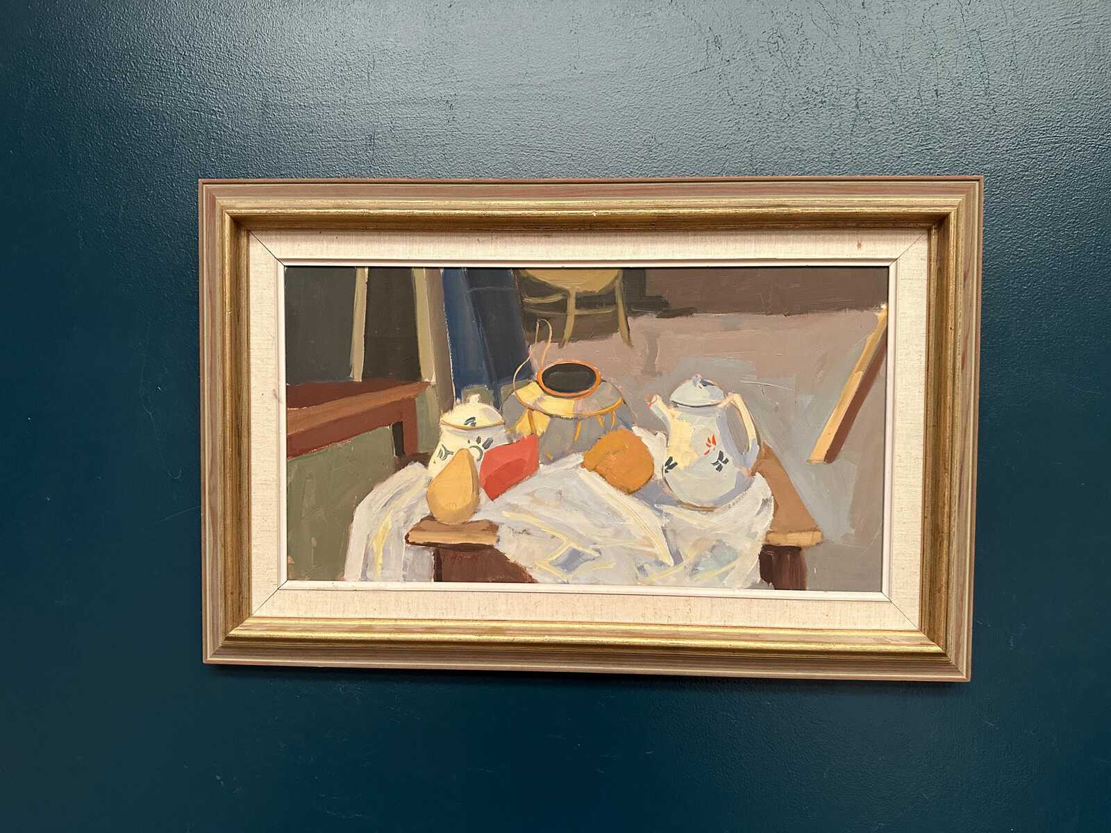 “Stilleben med kaffekannor” by T. Ahlm