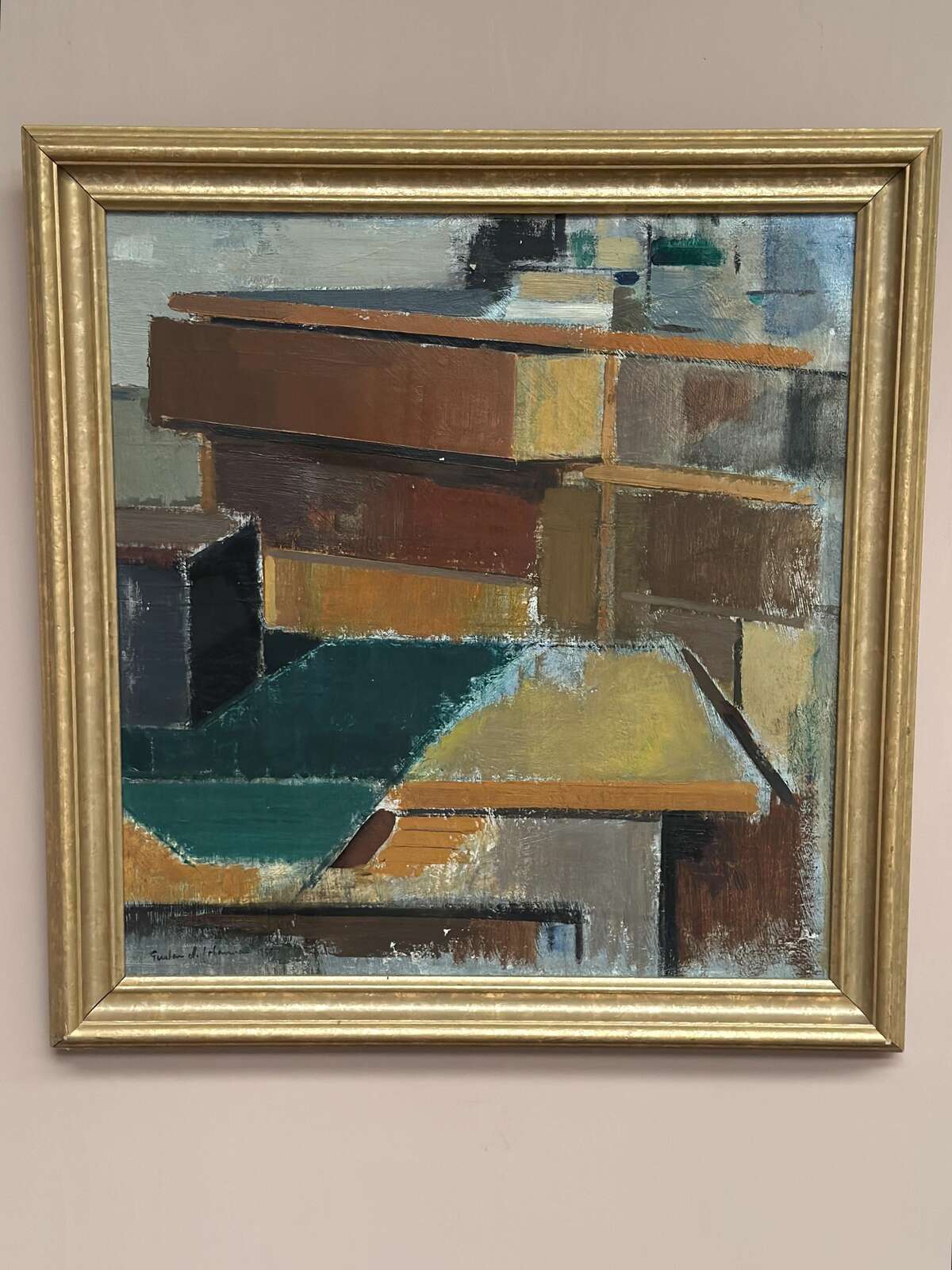 “Cubist Rooftops” by Gustav Adolf Johansson