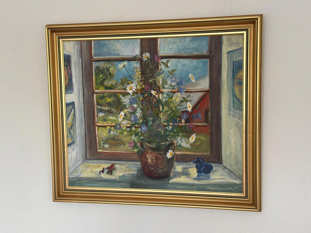 “Flowers by the Window” by Kaj Järpemark