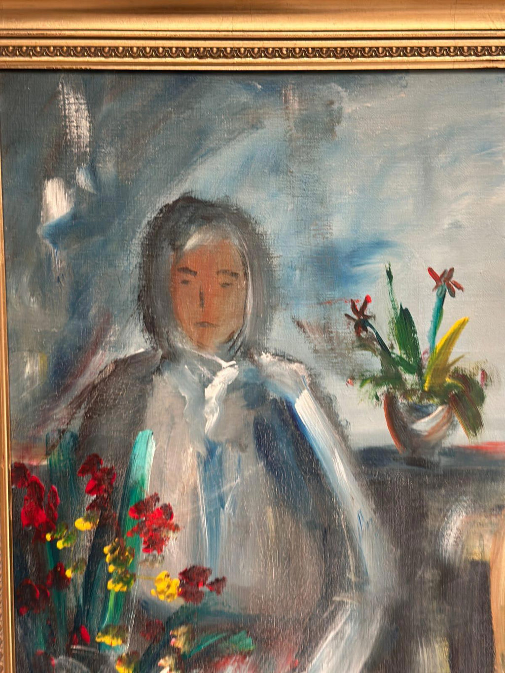 “Interior with Girl” by Göte Lundberg