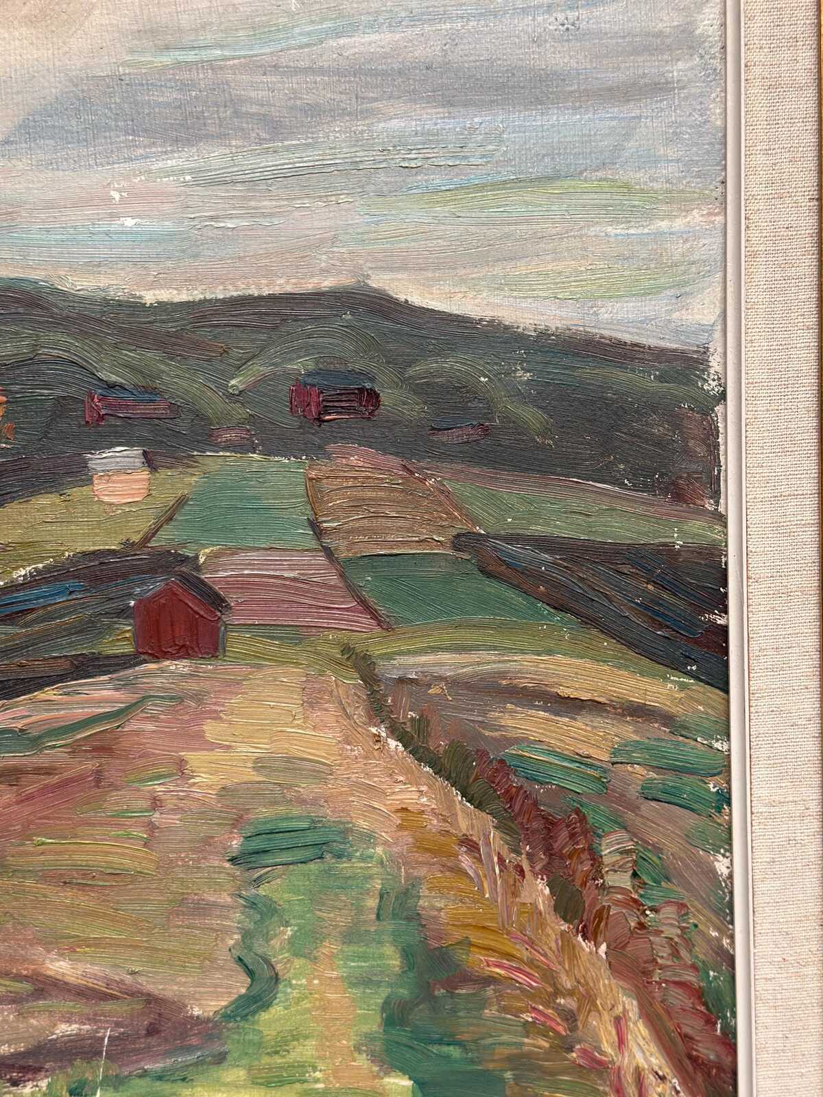 “Landscape with Huts” by Stig Westling