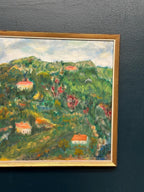 “Hilly Landscape with Houses” by Lalla Blecher
