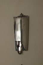 Pair of Mid Century Swedish Pewter Sconces by Svenskt Tenn