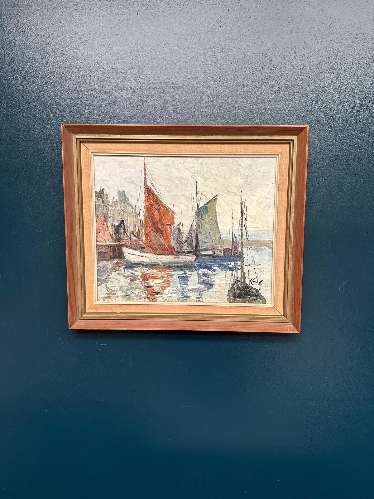 “Boats in Harbour” by Inge Camill