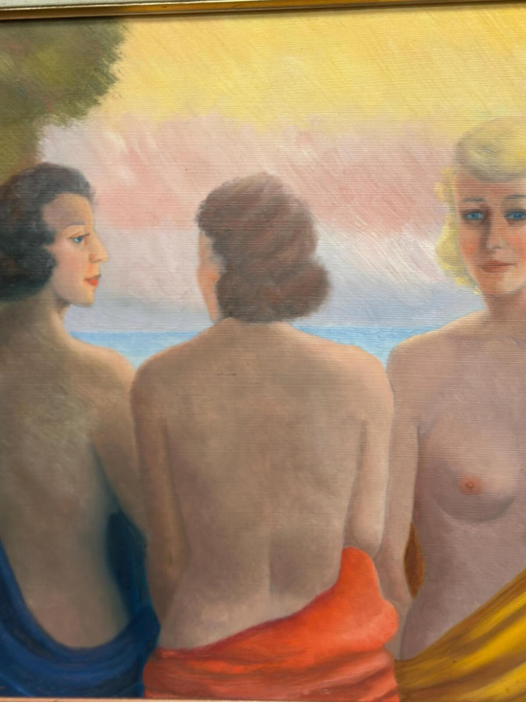 “Three Women” by N. Leon (1947)