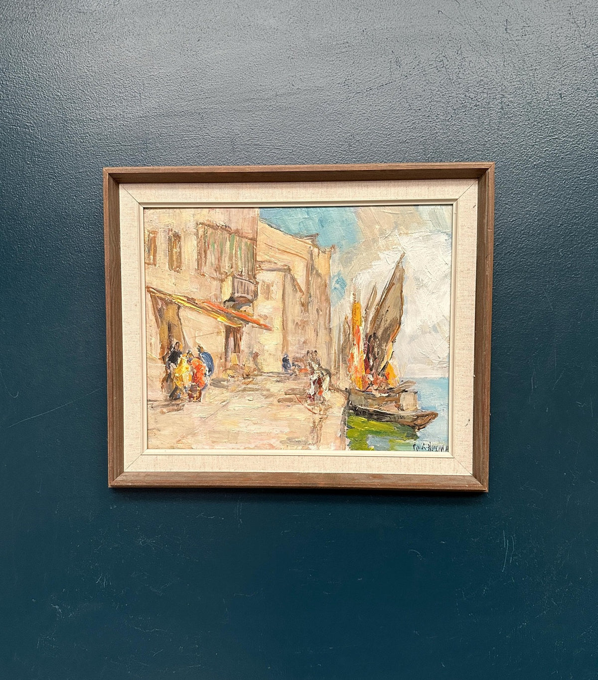 “Harbour Motif” by Knut Norman (1896–1977)