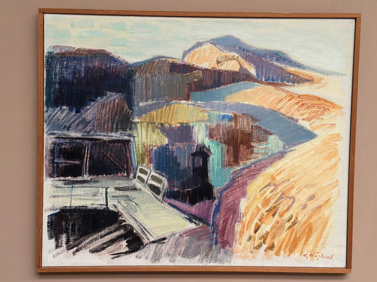 “Mine at Silfhyttan, Dalarna” by Gustaf Höglund