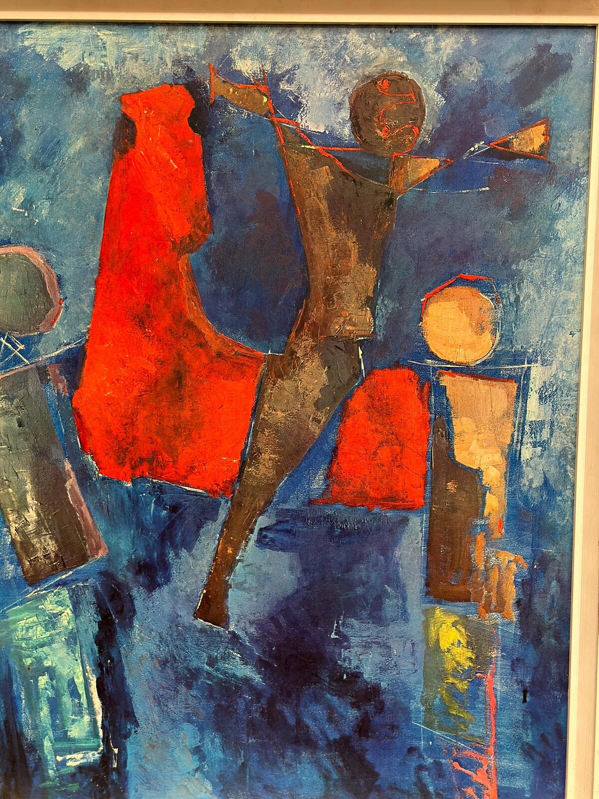 “PRÆSENTATION I BLÅT” by Marino Marini