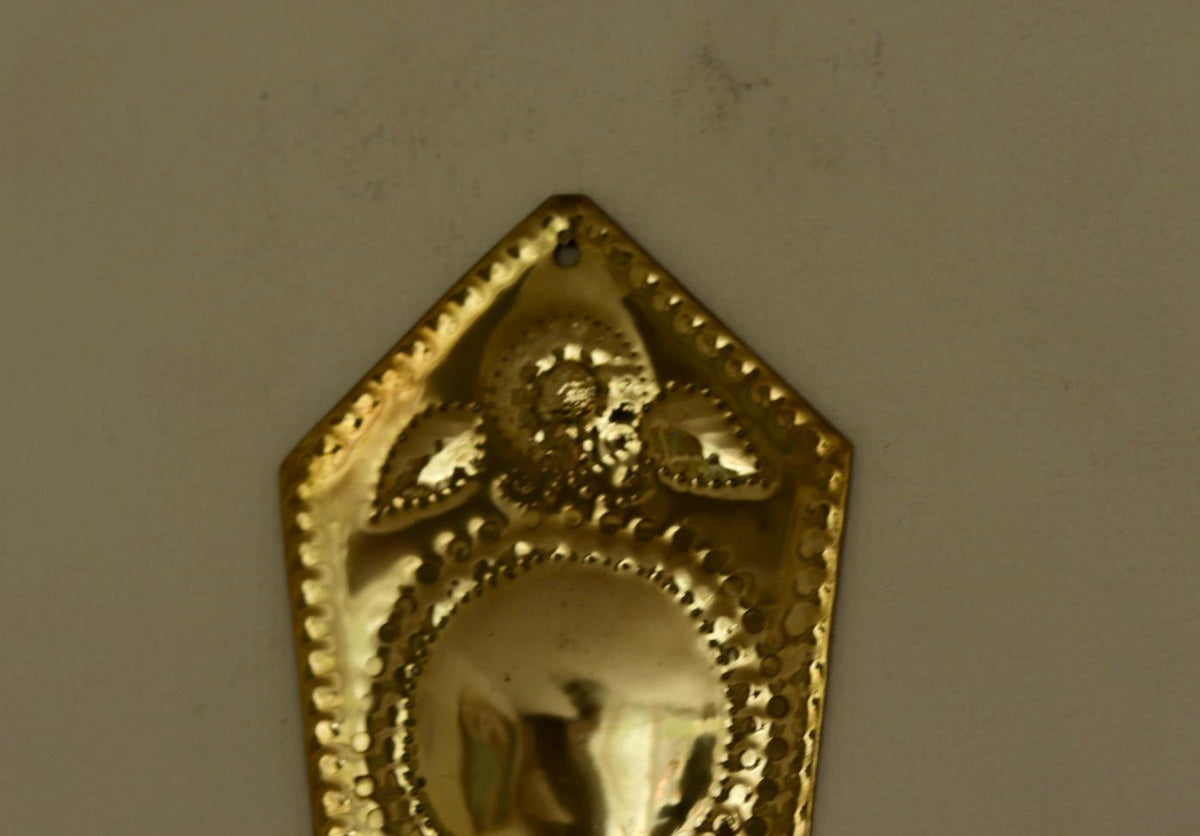 Pair Of Swedish Brass Sconces