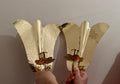 Pair of Mid-Century Brass Swedish Sconces