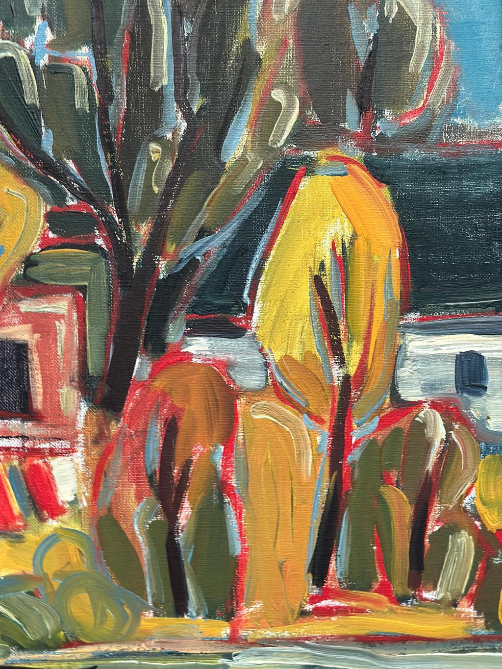 Behind the Trees