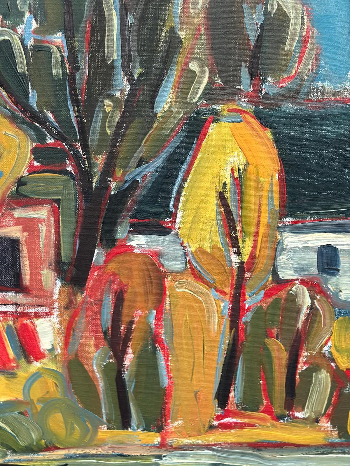 Behind the Trees