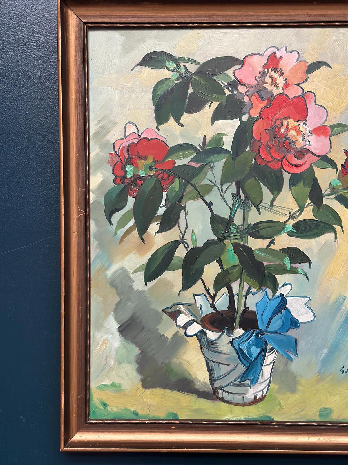 "Flower Motif in Pot” by G. Källbom