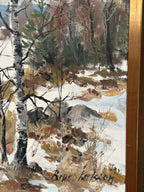 “Landscape” by Gösta Bruno Karlsson (1927–2020)