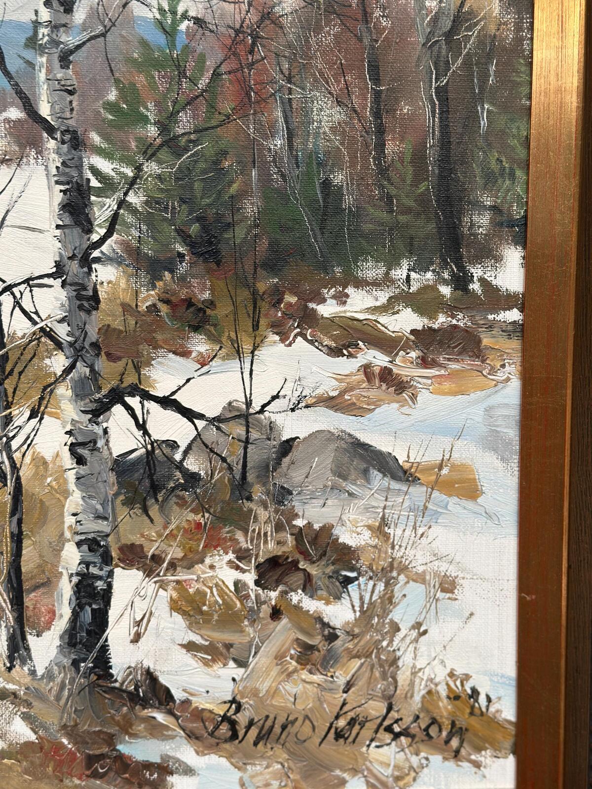 “Landscape” by Gösta Bruno Karlsson (1927–2020)