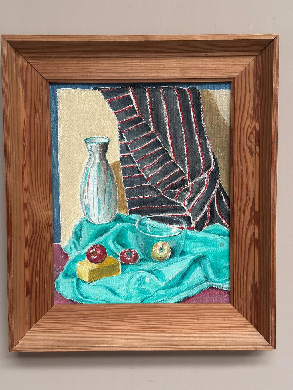 “Still Life with Fruits and Vase” by Sune Lindahl