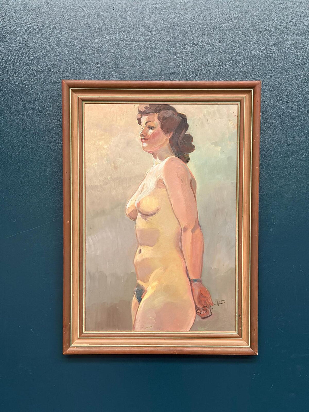 “Nude Study” attributed to Gustaf Gunnar Johansson