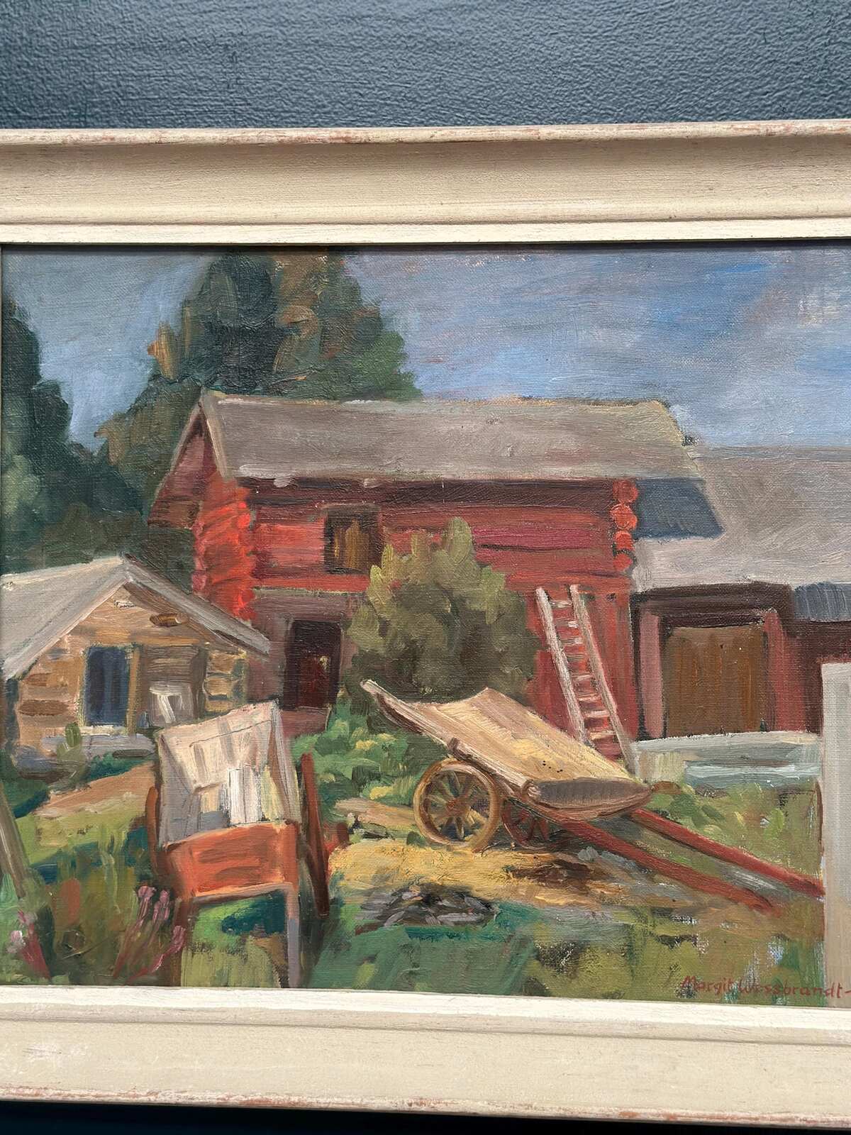 “Uthus, Dalarna” by Margit Wessbrandt (1917–2012)