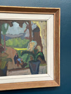 “Window View with Windmill” – Attributed to Sune Petterson