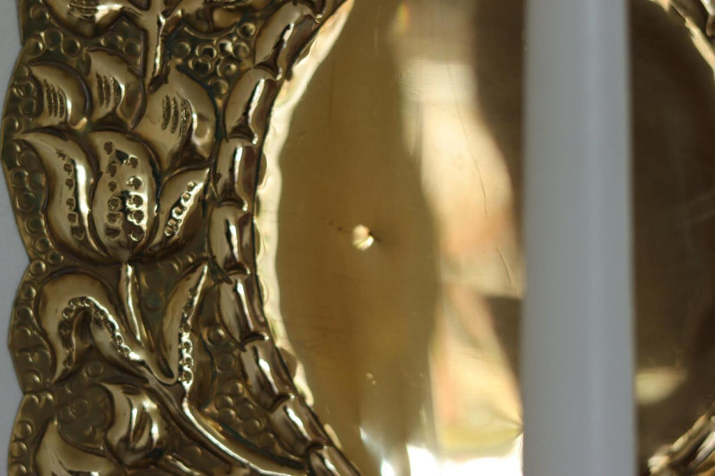 Pair of Mid-Century Swedish Brass Sconces