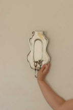 Pair Of Mid Century Swedish Pewter Sconces