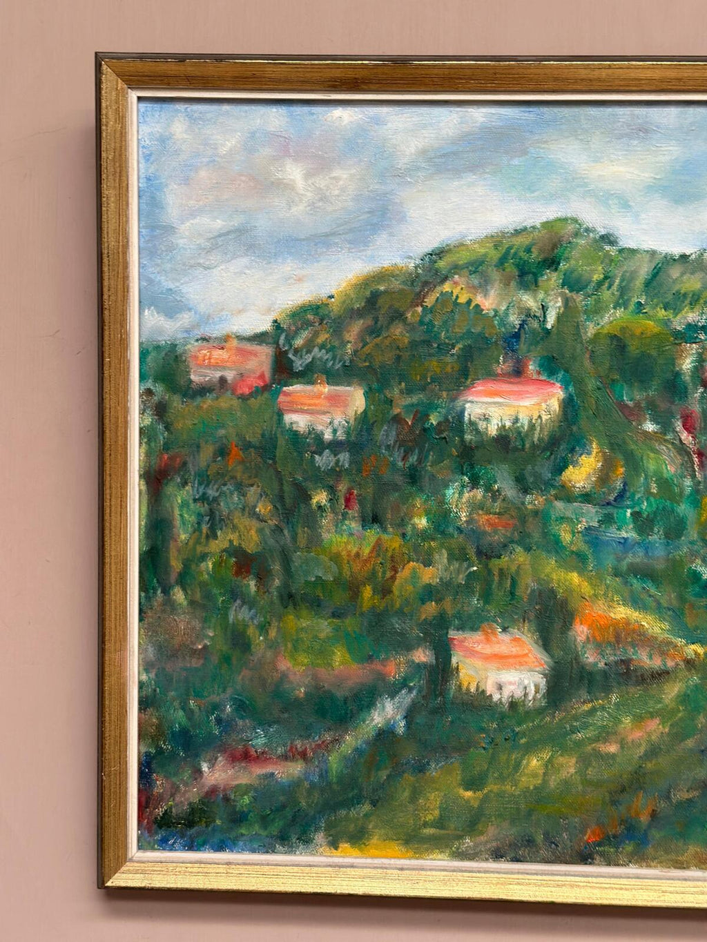 “Hilly Landscape with Houses” by Lalla Blecher