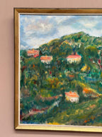 “Hilly Landscape with Houses” by Lalla Blecher