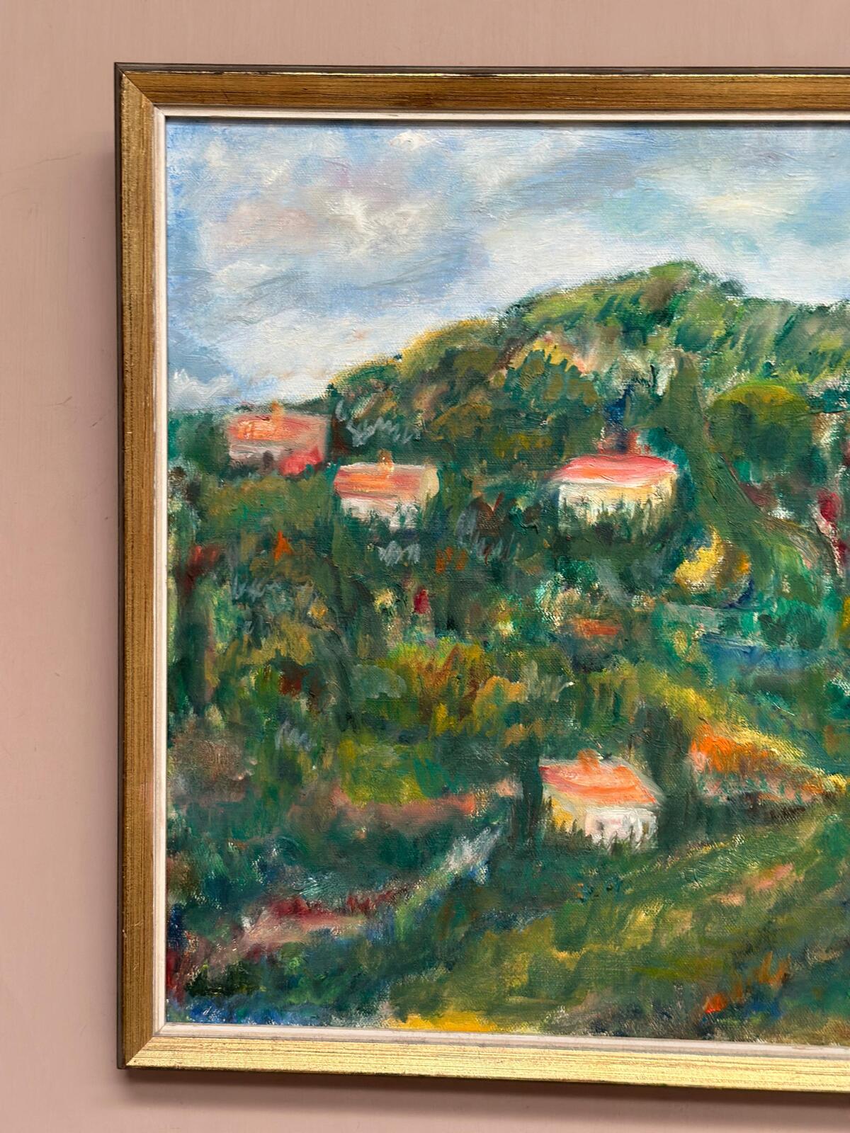 “Hilly Landscape with Houses” by Lalla Blecher