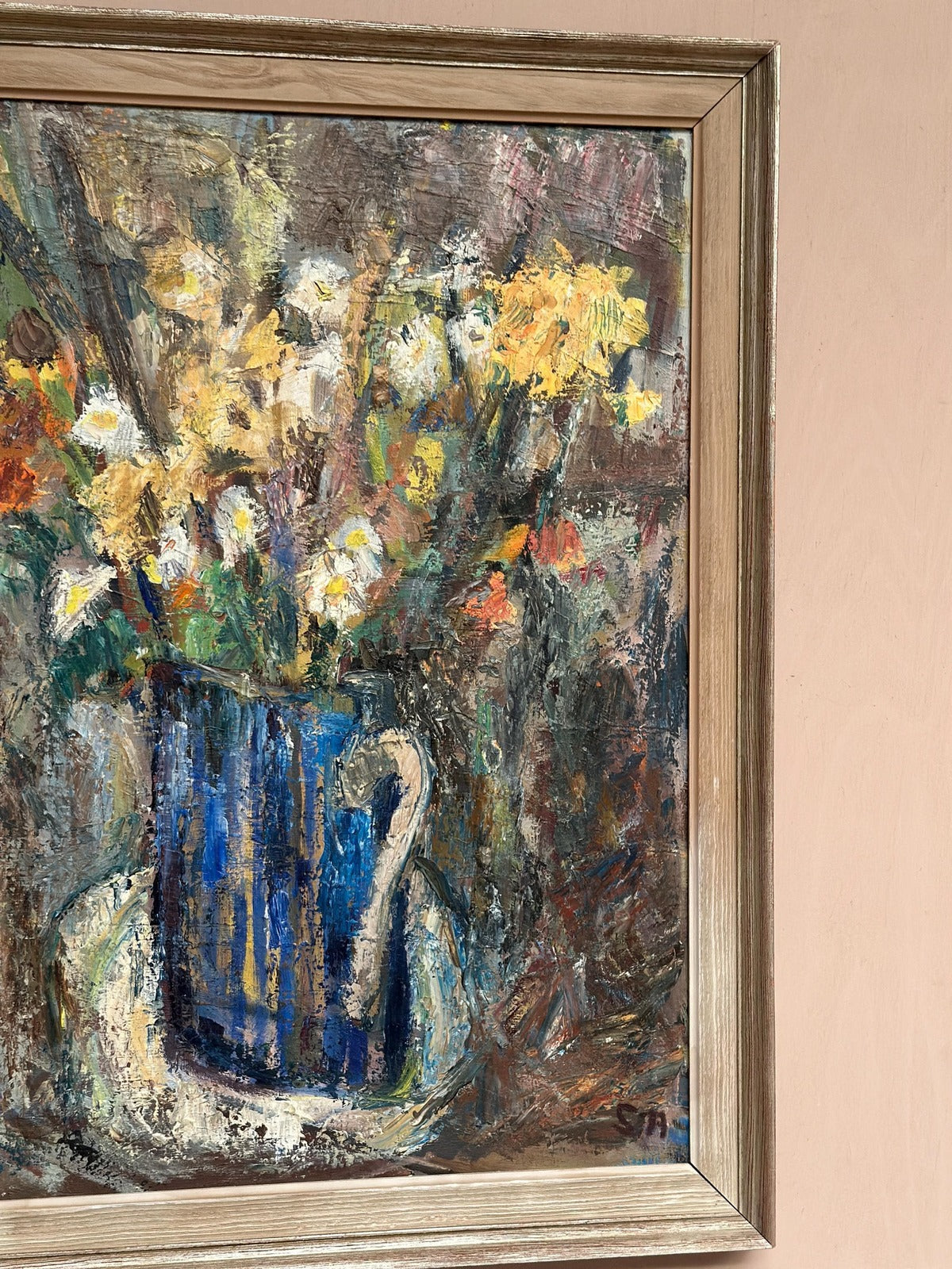 “Flowers in Blue Vase” by Sven Age