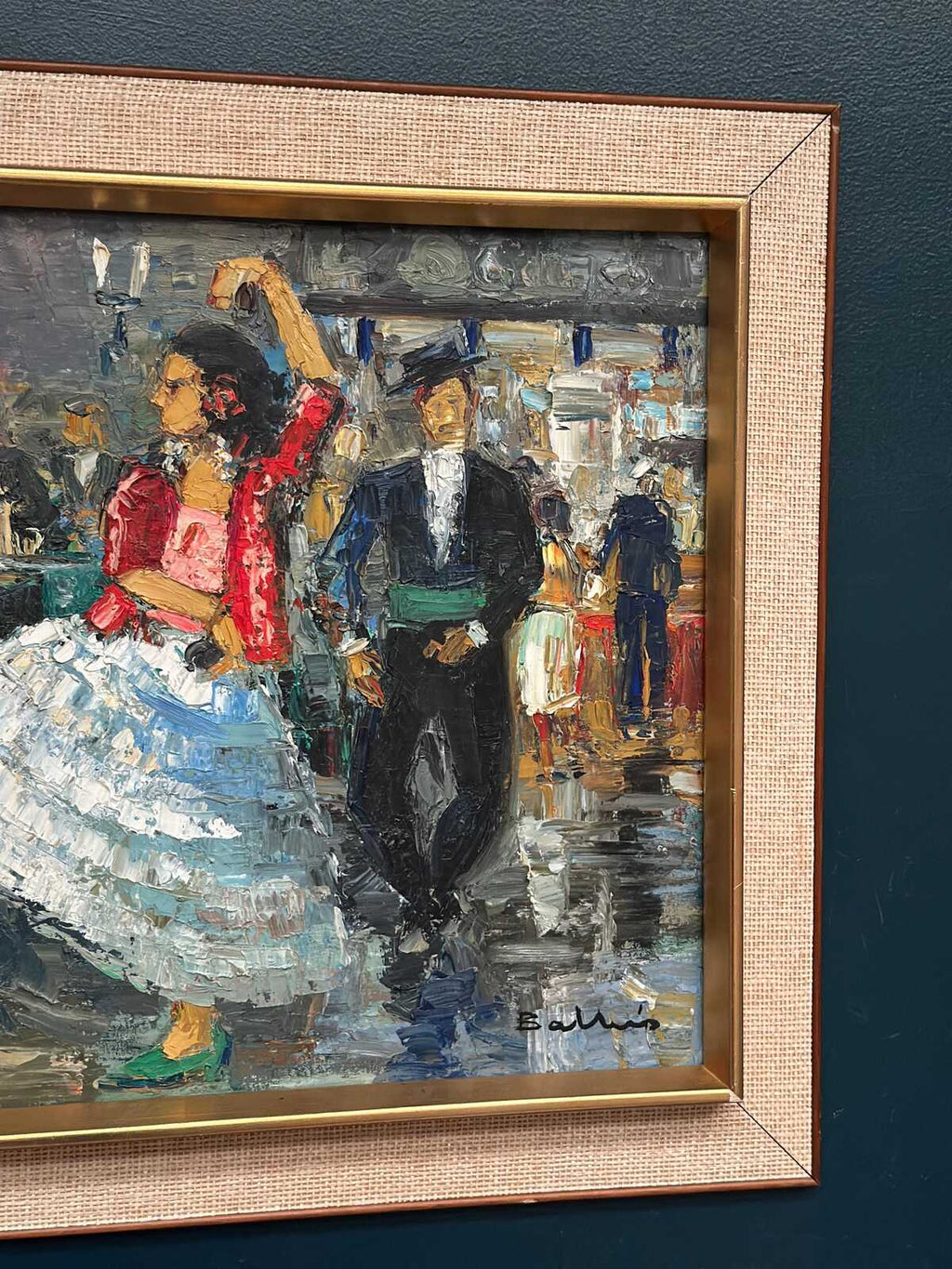 Dancing Couple in Lively Setting