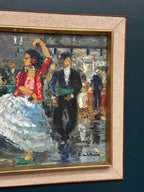 Dancing Couple in Lively Setting