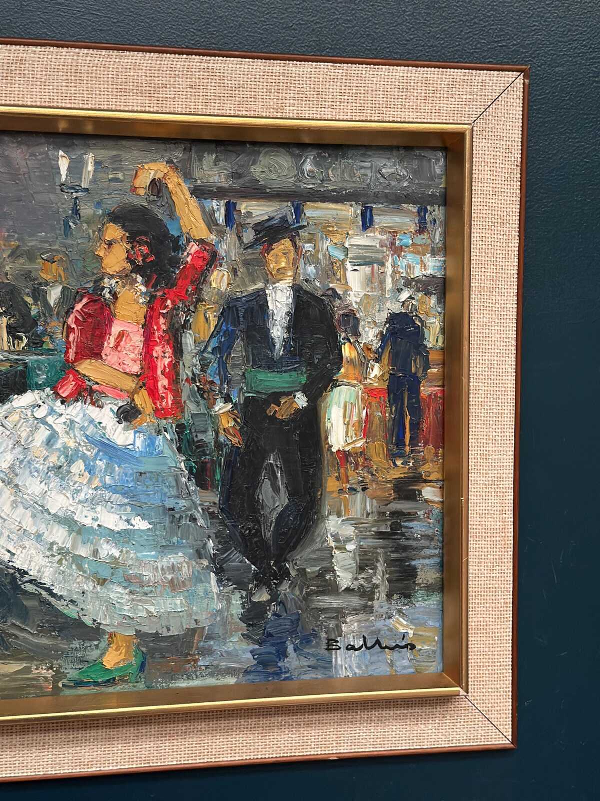 Dancing Couple in Lively Setting