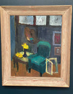 “Motljus i ateljén” by Ulla Borgström (1918–1999)