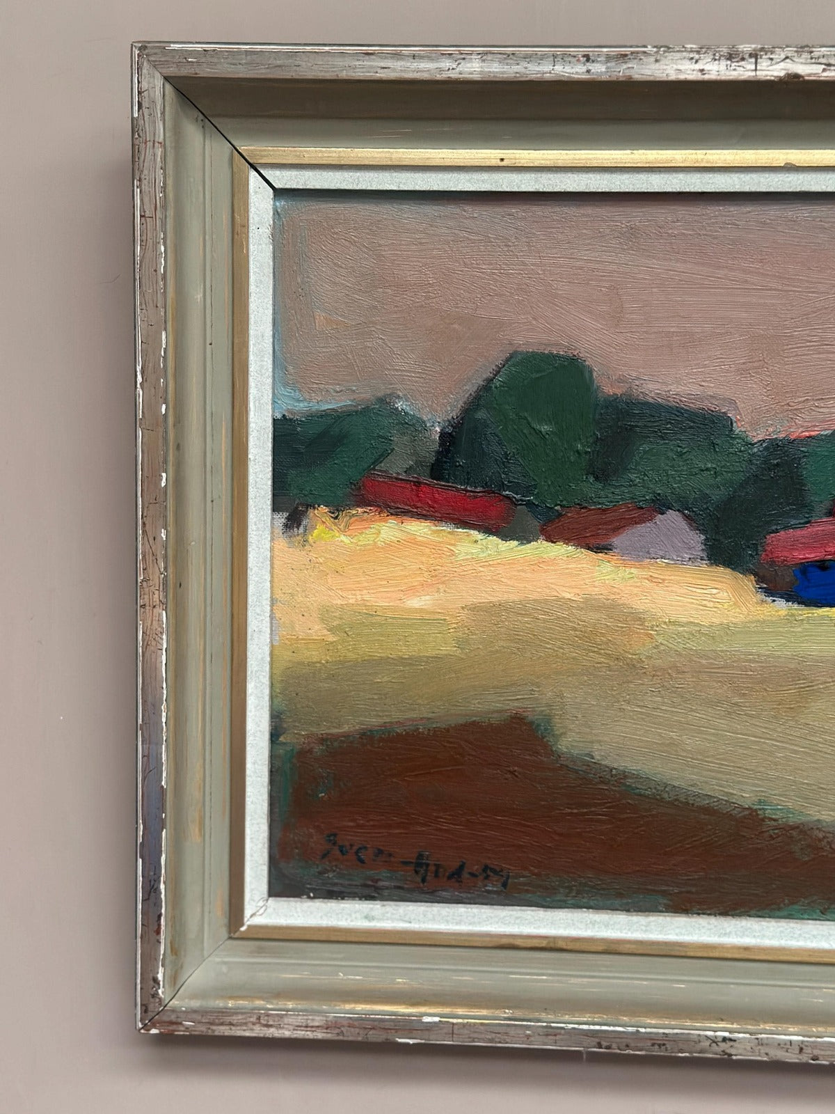 “Huts with Red Roofs” by Sven Andersson