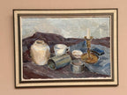 “Still Life with Candlestick” by M. Broquist