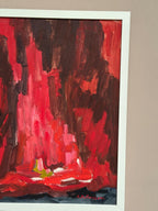 “Abstract Composition in Red” by Rune Pettersson