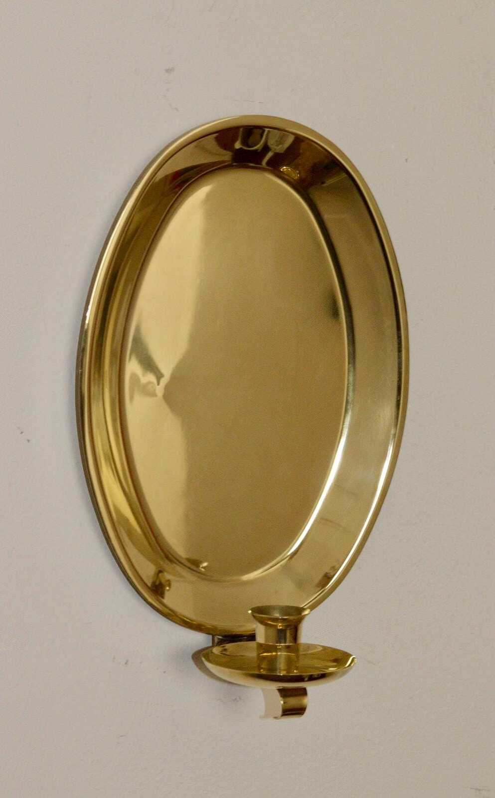 Pair Of Mid Century Swedish Brass Sconces