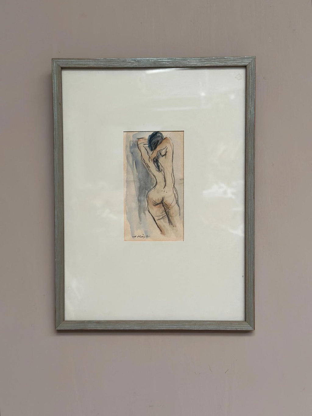 “Nude Study” by Helge W. Högbom
