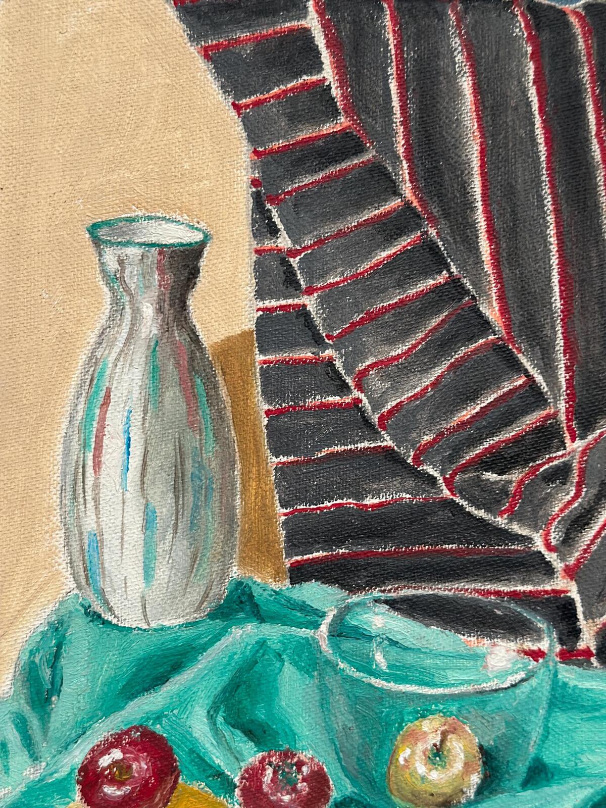 “Still Life with Fruits and Vase” by Sune Lindahl
