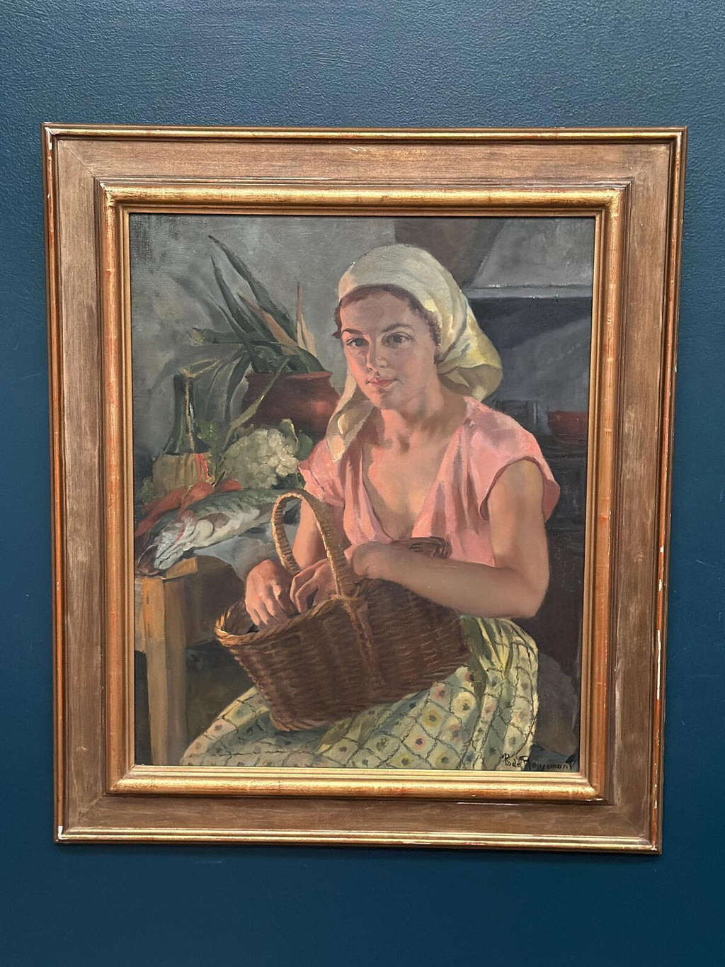 “Seated Woman” by Philippe de Rougemont (1891–1965)