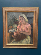 “Seated Woman” by Philippe de Rougemont (1891–1965)