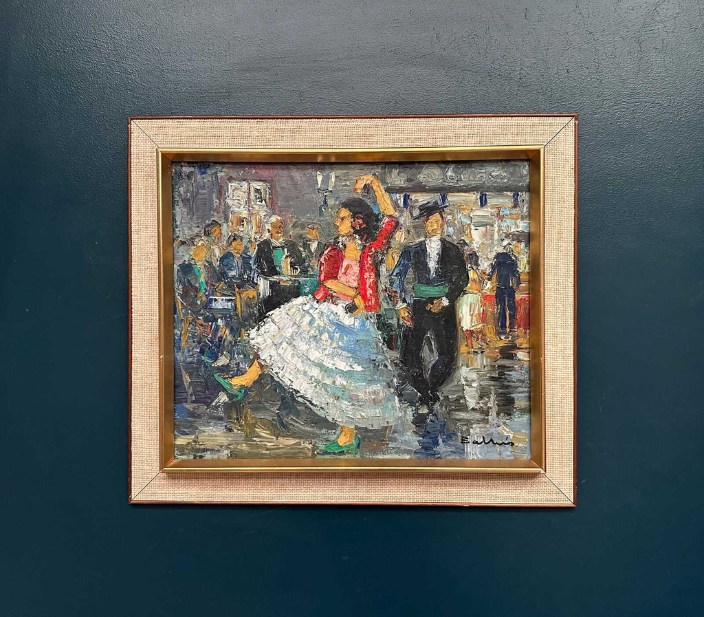 Dancing Couple in Lively Setting