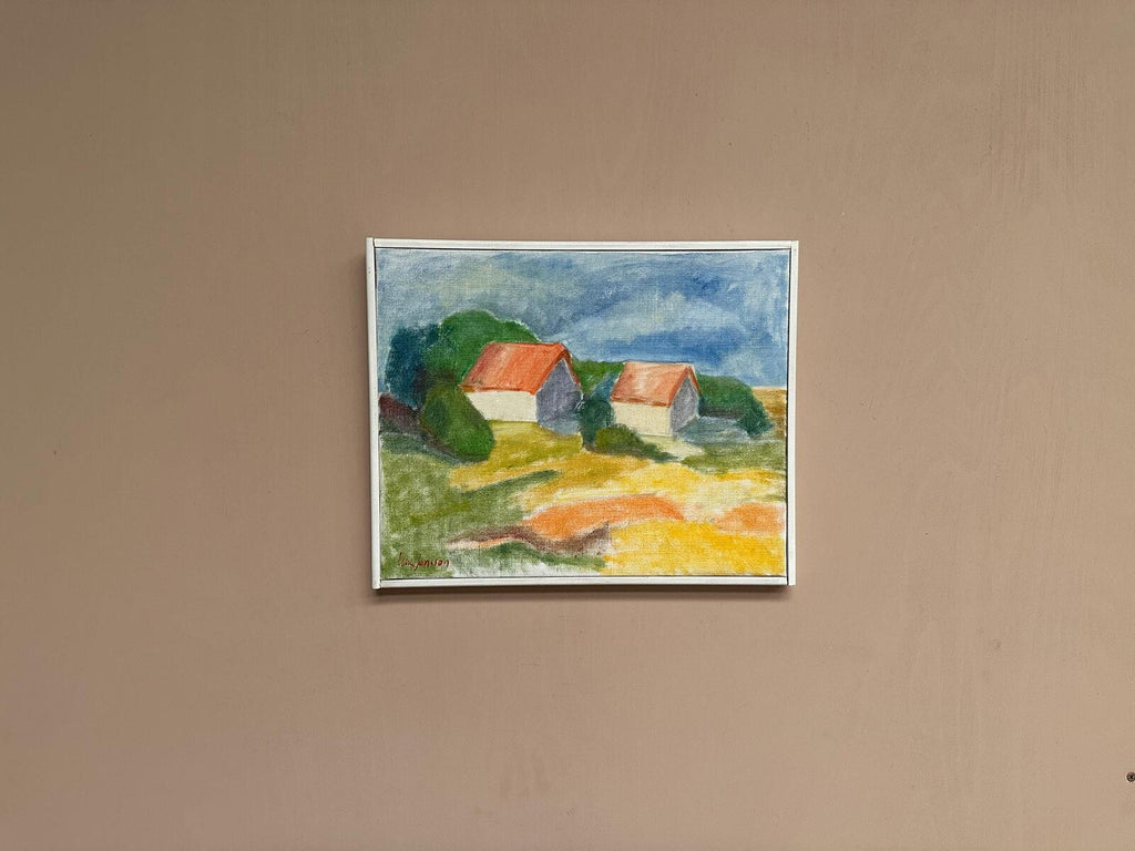 “Landscape with Barns” by Ulla Jansson