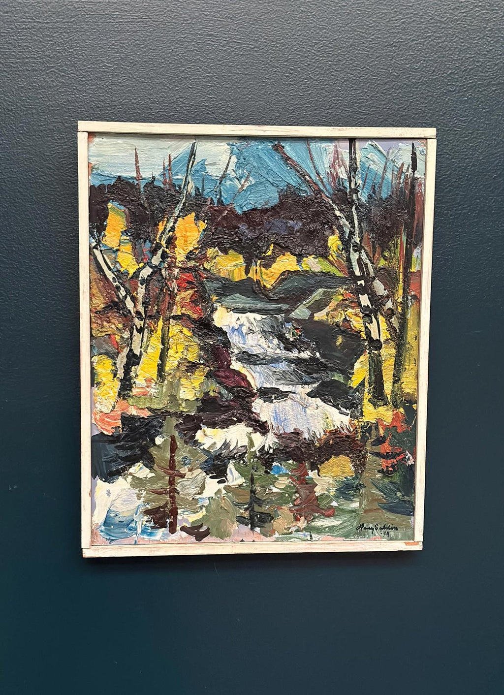 “Autumn Waterfall” by Harry Sahlin