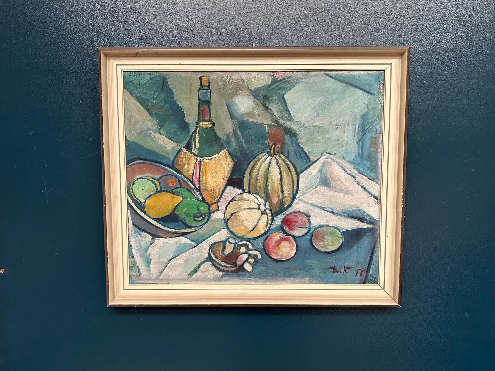 Wine and Fruit by D.K