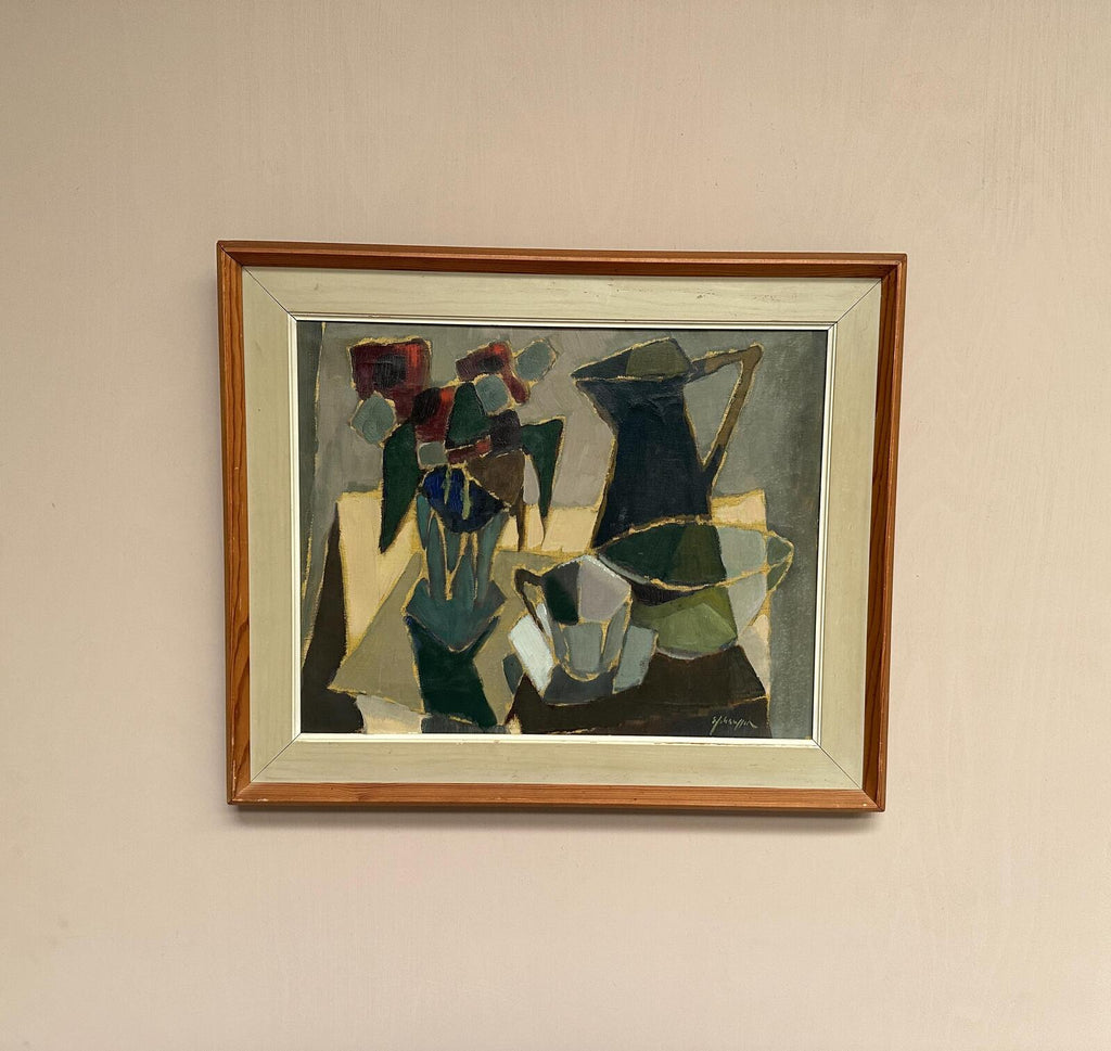 “Cubist Still Life” by Sven Johansson (1916–1990)
