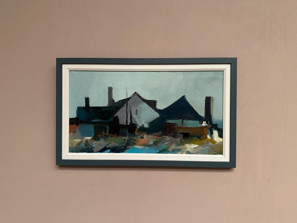 “Huts on the Coast” (Attributed to Kai C.