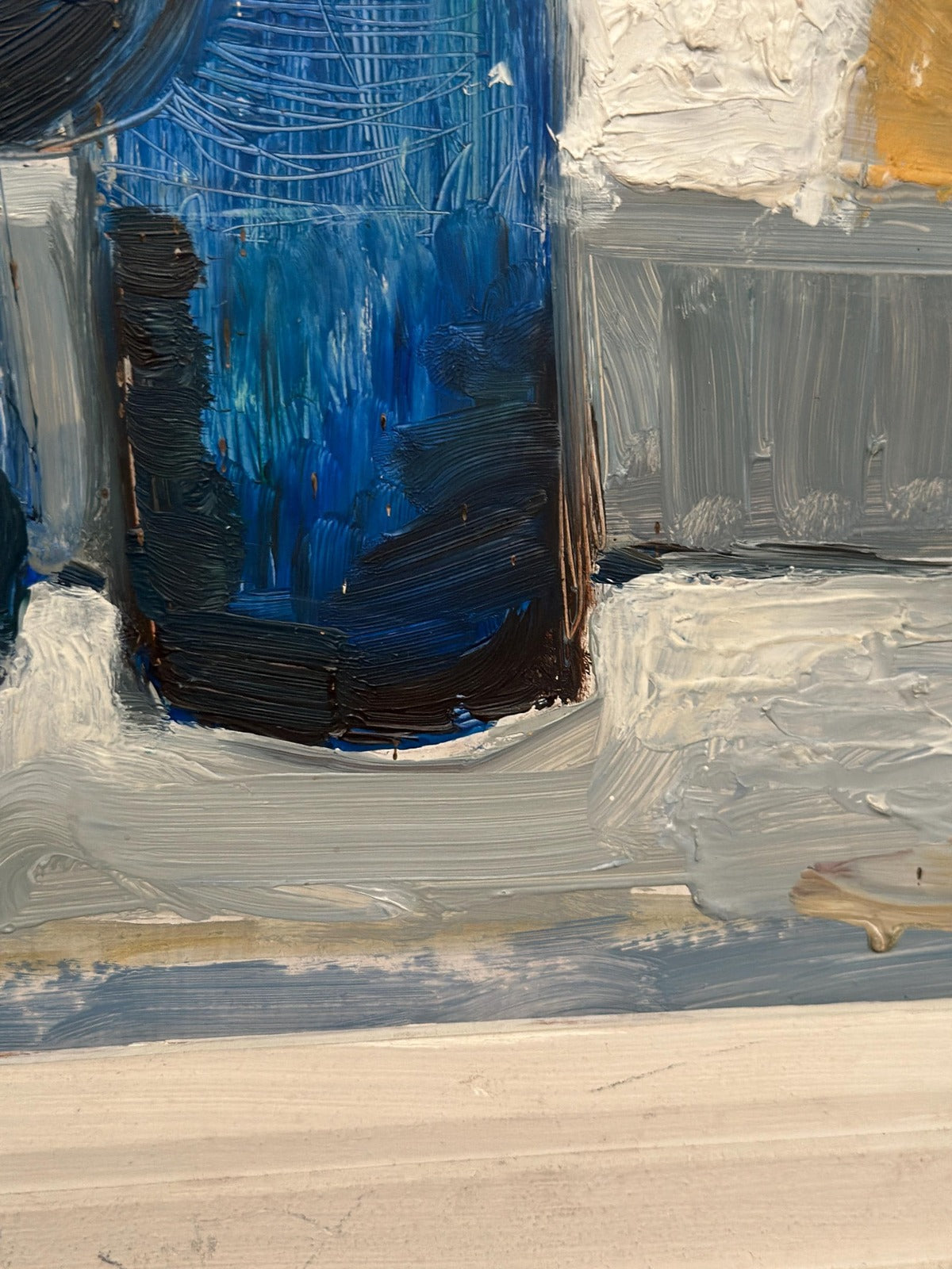 “Still Life with Jug and Blue Glass”